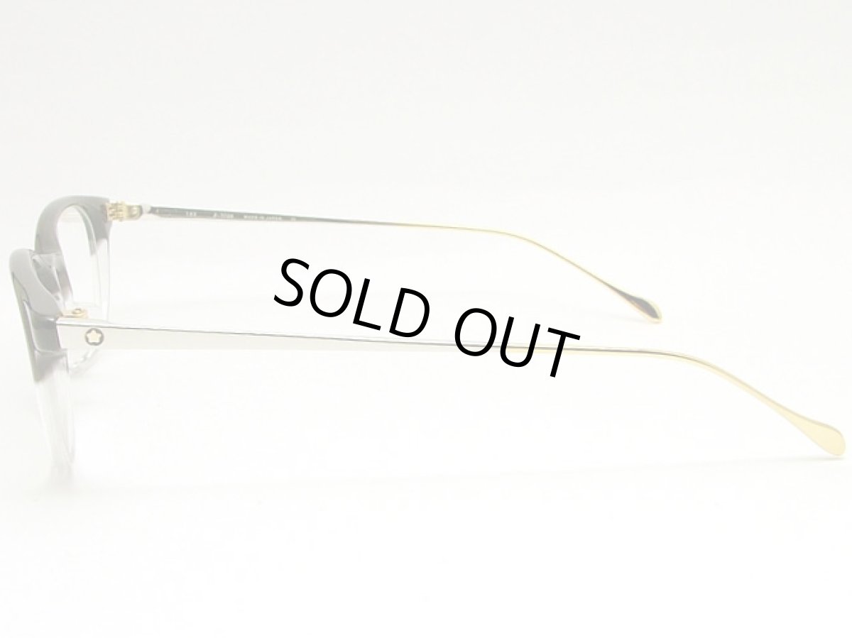 画像3: マスナガ ジー・エム・エス MASUNAGA-GMS- メガネフレーム GMS-01-39 ブラック&クリスタル (3)