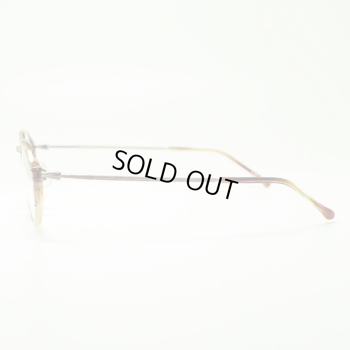 画像3: G.M.S 増永眼鏡 MASUNAGA ジー・エム・エス メガネフレーム 世界が認めたJAPANブランド GMS-812-23 ブラウンササハーフ＆ブラウン/デモレンズ (3)