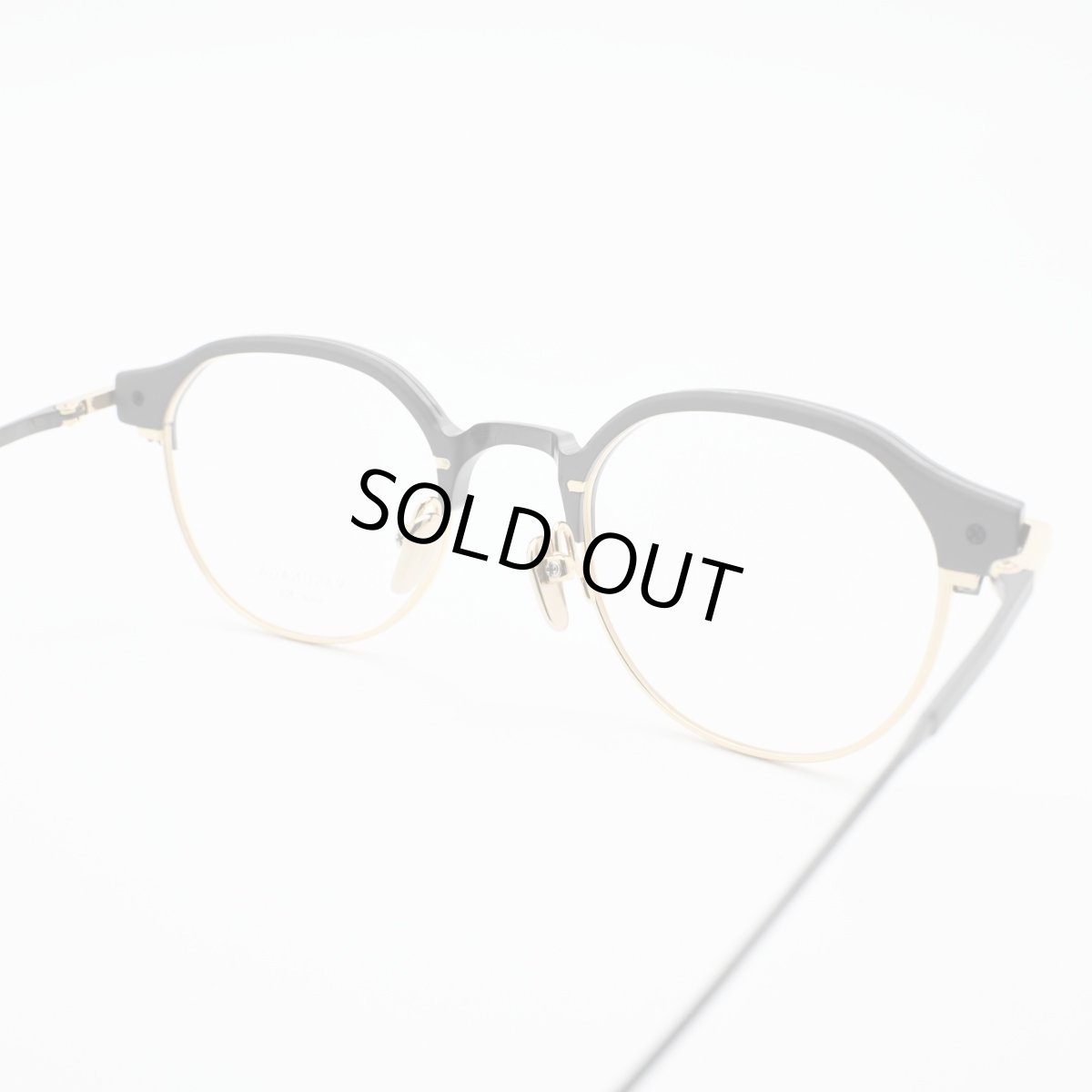 画像5: 増永眼鏡 MASUNAGA since 1905 IMAGINIST col-19 BLACK/GOLD  (5)