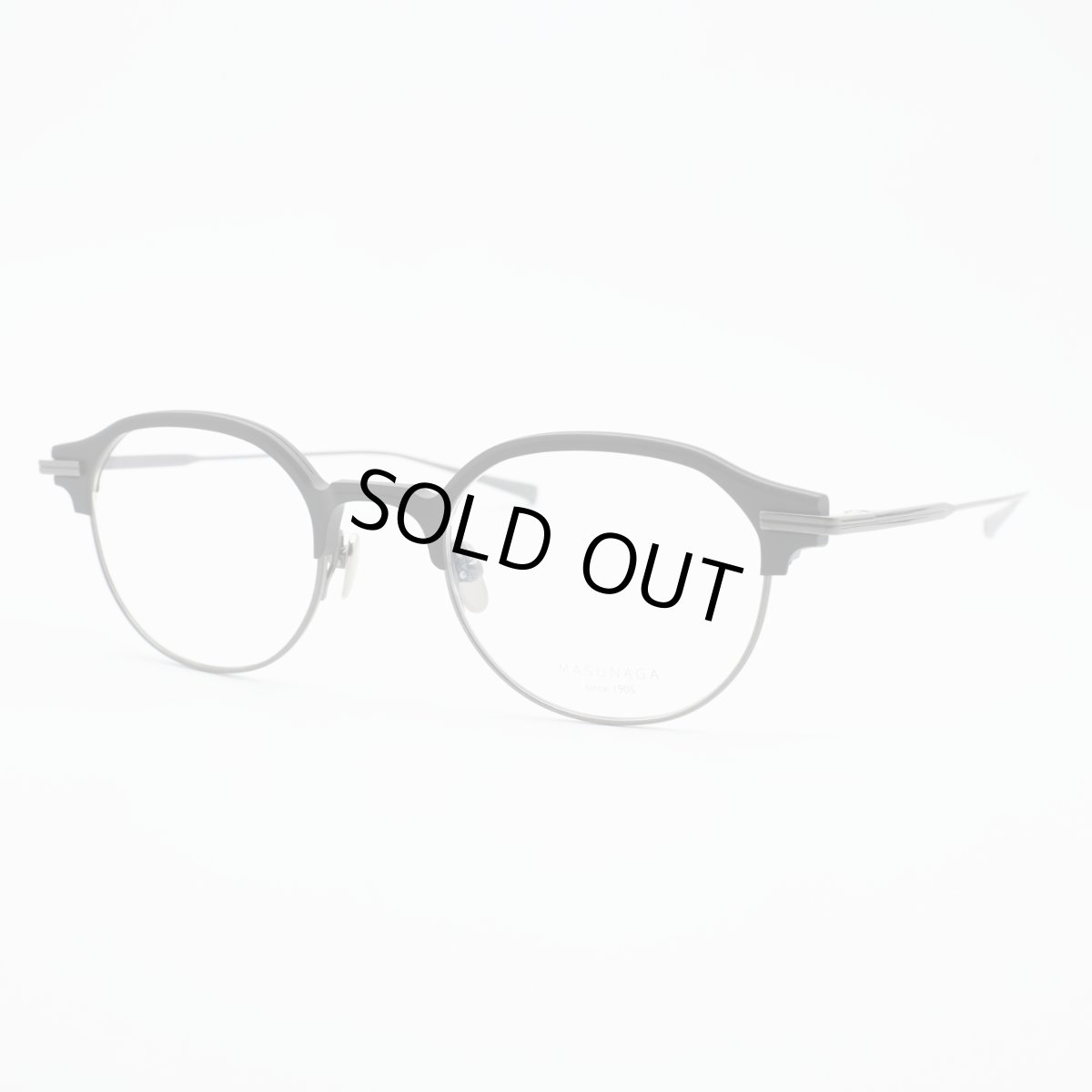 画像2: 増永眼鏡 MASUNAGA since 1905 IMAGINIST col-39 BLACK/GRY  (2)