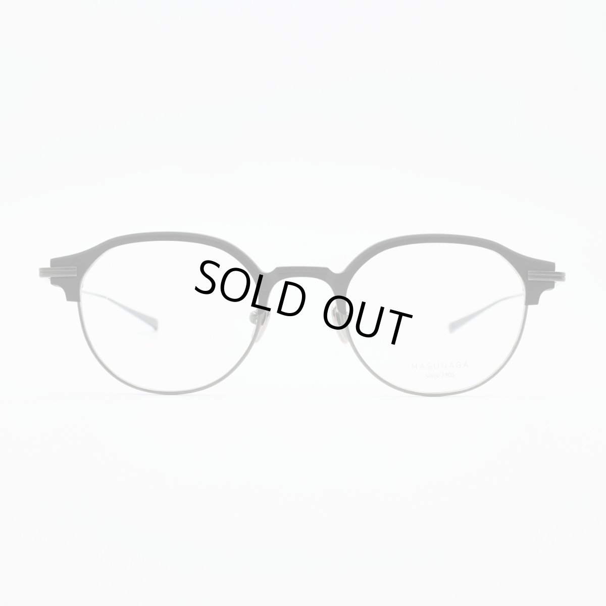 画像3: 増永眼鏡 MASUNAGA since 1905 IMAGINIST col-39 BLACK/GRY  (3)