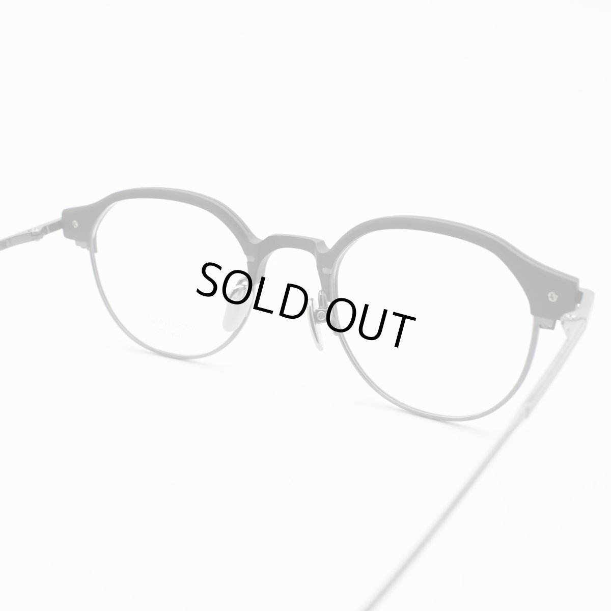 画像5: 増永眼鏡 MASUNAGA since 1905 IMAGINIST col-39 BLACK/GRY  (5)