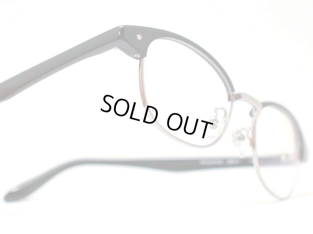 画像3: マスナガ ジー・エム・エス メガネフレーム MASUNAGA-GMS- ONESTARseries ワンスターシリーズ GMS-31-19 ブラック (3)