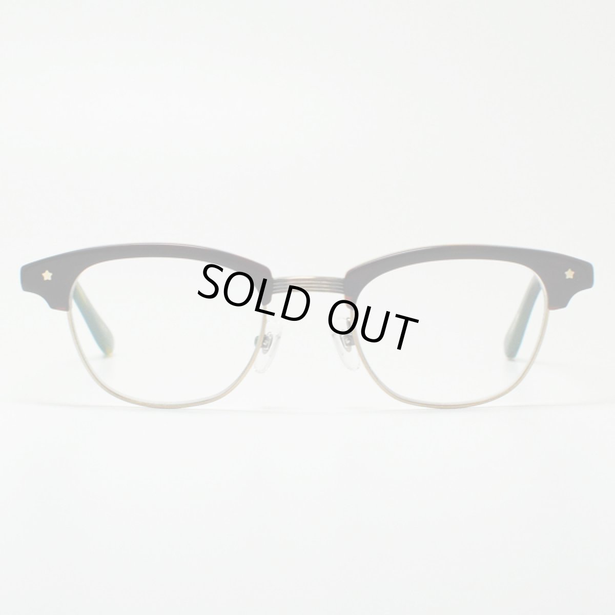 画像2: マスナガ ジー・エム・エス メガネフレーム MASUNAGA-GMS- ONESTARseries ワンスターシリーズ GMS-32-13 デミ (2)