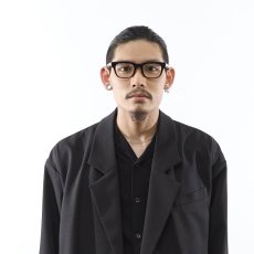 画像10: 増永眼鏡 MASUNAGA 光輝メガネフレーム 光輝 ０００-５９ ブラックハーフブラウン/デモレンズ (10)