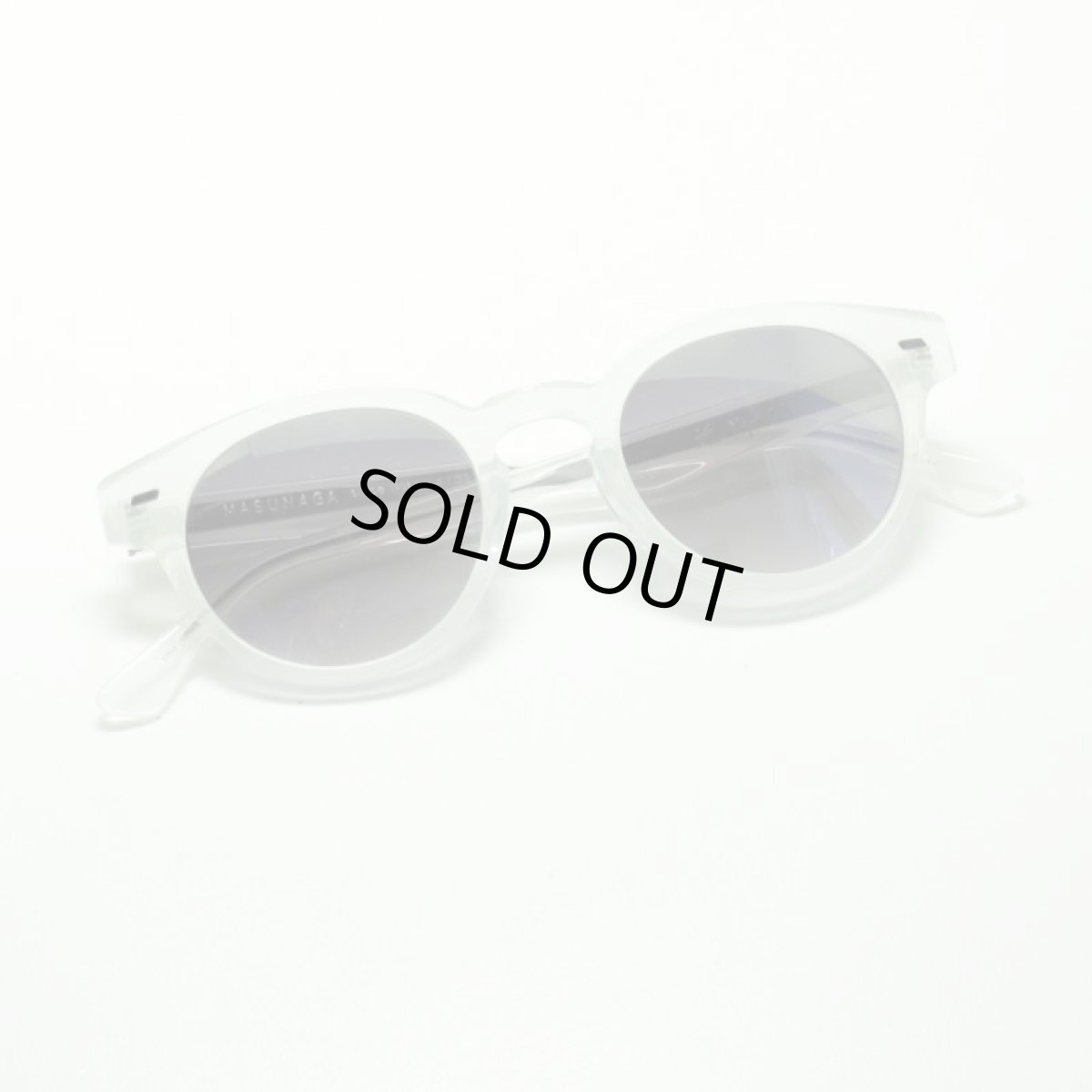 画像4: MASUNAGA 光輝 064 col-S40 WHITE/GRYH メガネ 眼鏡 めがね メンズ レディース おしゃれ ブランド 人気 おすすめ フレーム 流行り 度付き レンズ (4)