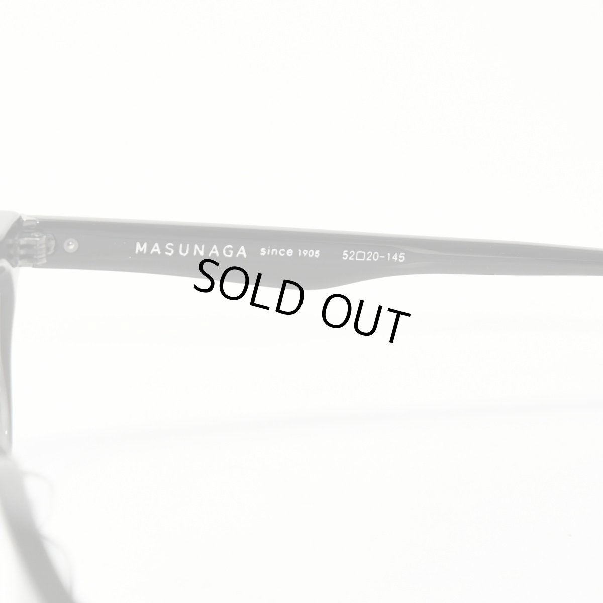 画像7: 増永眼鏡 MASUNAGA 光輝 085 col-19 BK (7)