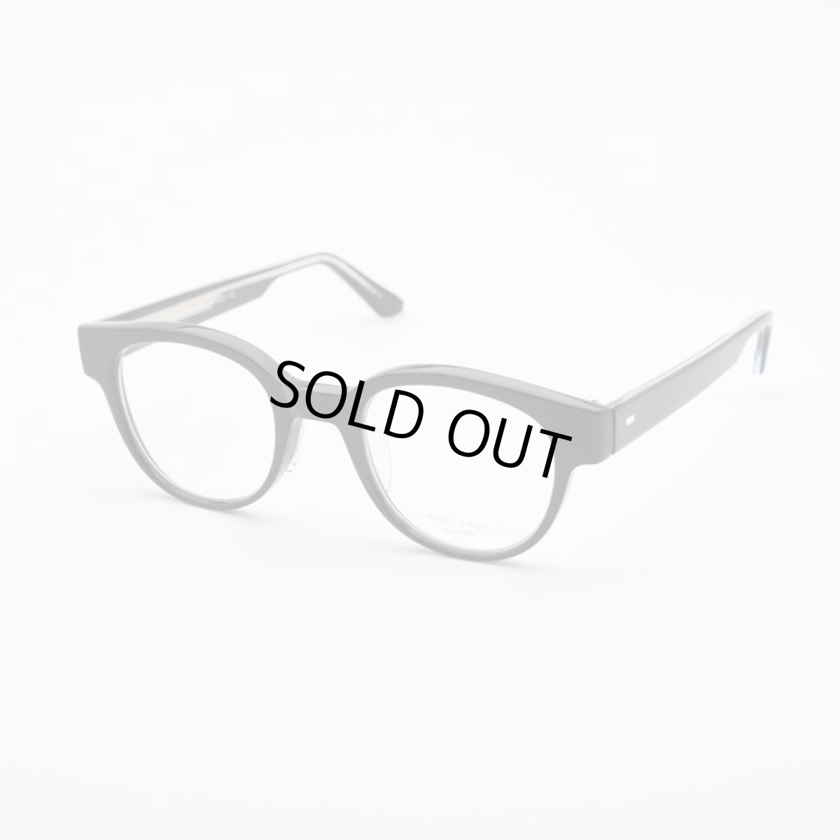 画像2: 増永眼鏡 MASUNAGA 光輝 087 col-19 BK (2)