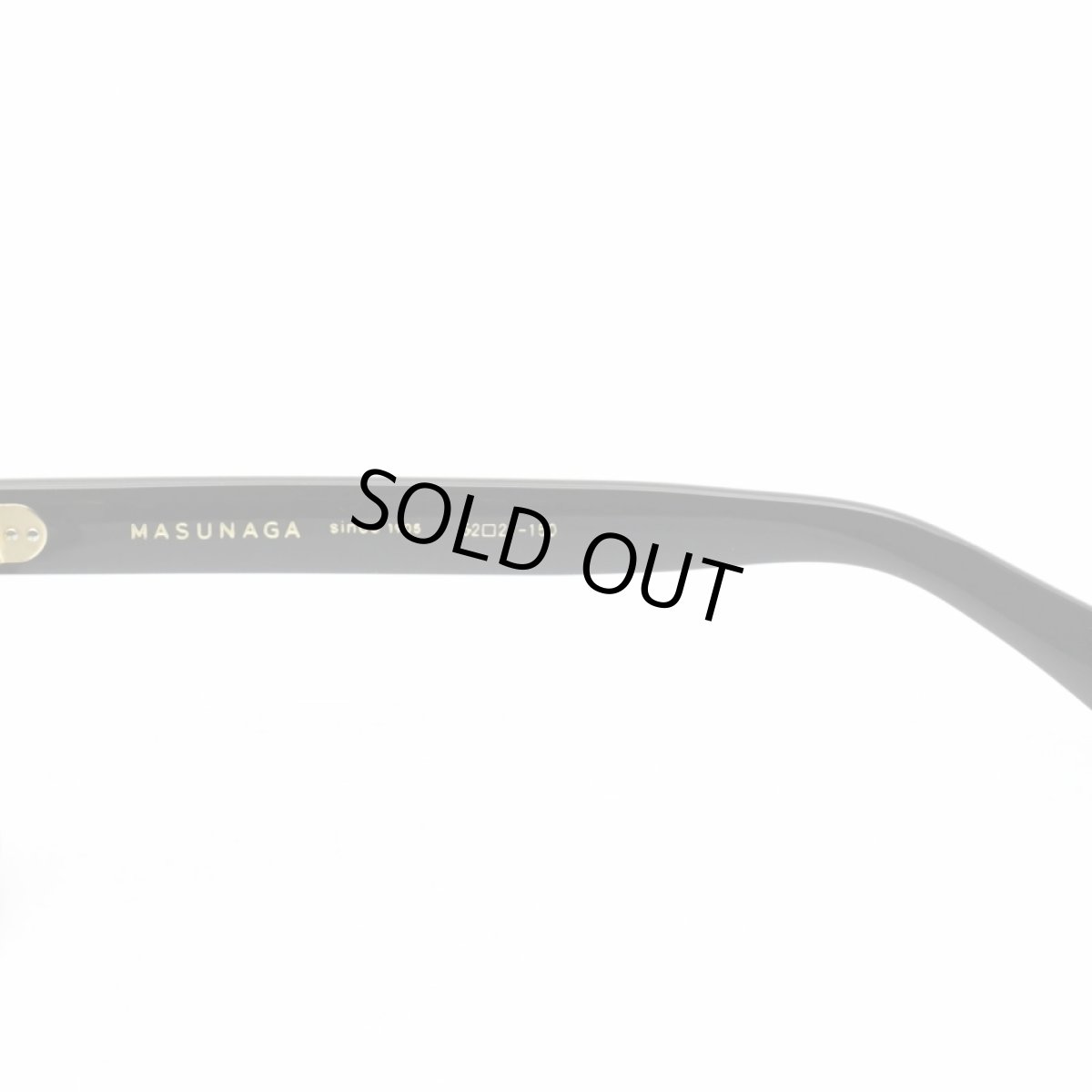 画像7: 増永眼鏡 MASUNAGA 光輝 One Hundred 100 col-19 BK (7)