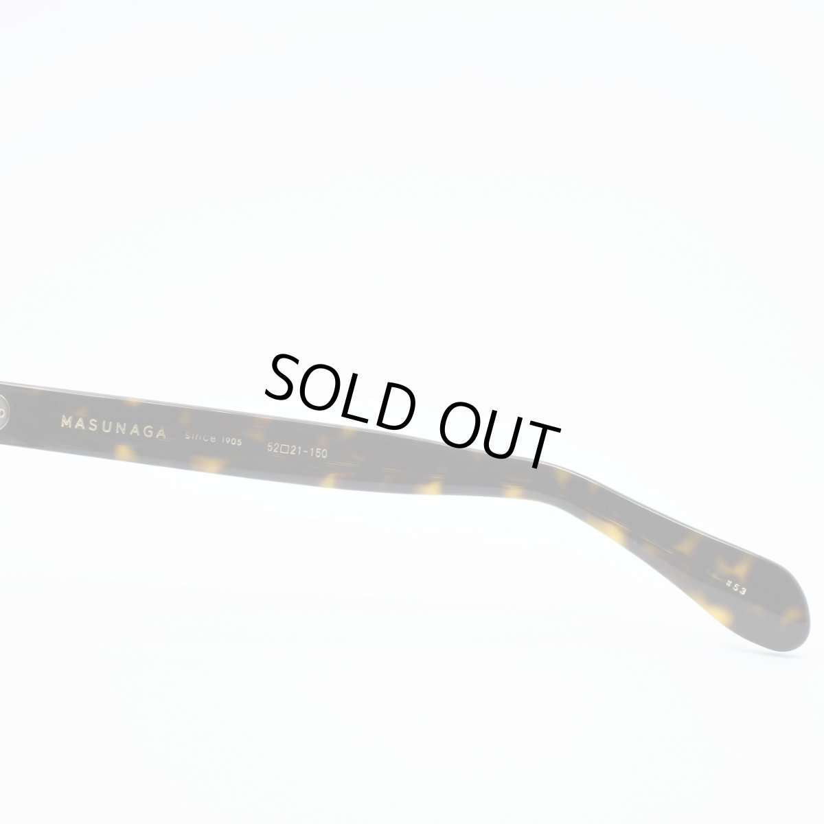 画像7: 増永眼鏡 MASUNAGA 光輝 One Hundred 100 col-53 DEMI  (7)