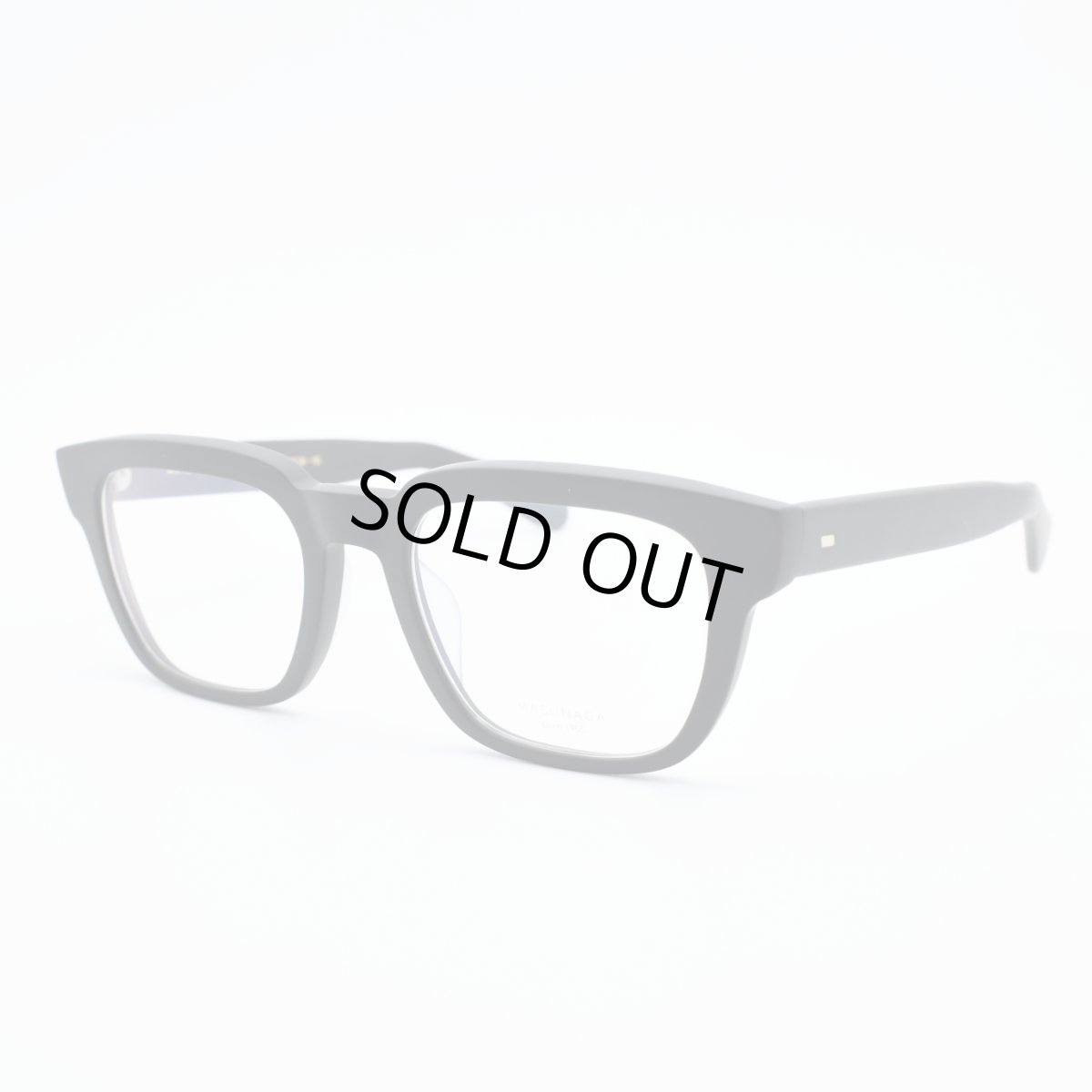 画像2: 増永眼鏡 MASUNAGA 光輝 One Hundred 100 col-69 BK MATT  (2)