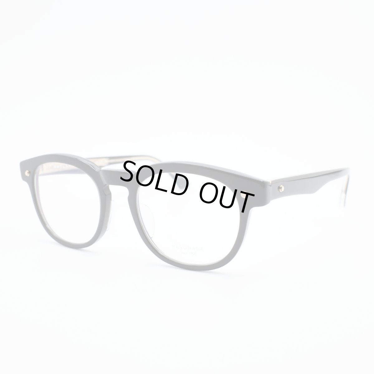 画像2: 増永眼鏡 MASUNAGA 光輝 105 col-19 BK  (2)