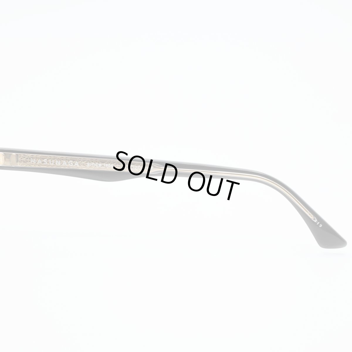 画像7: 増永眼鏡 MASUNAGA 光輝 105 col-19 BK  (7)