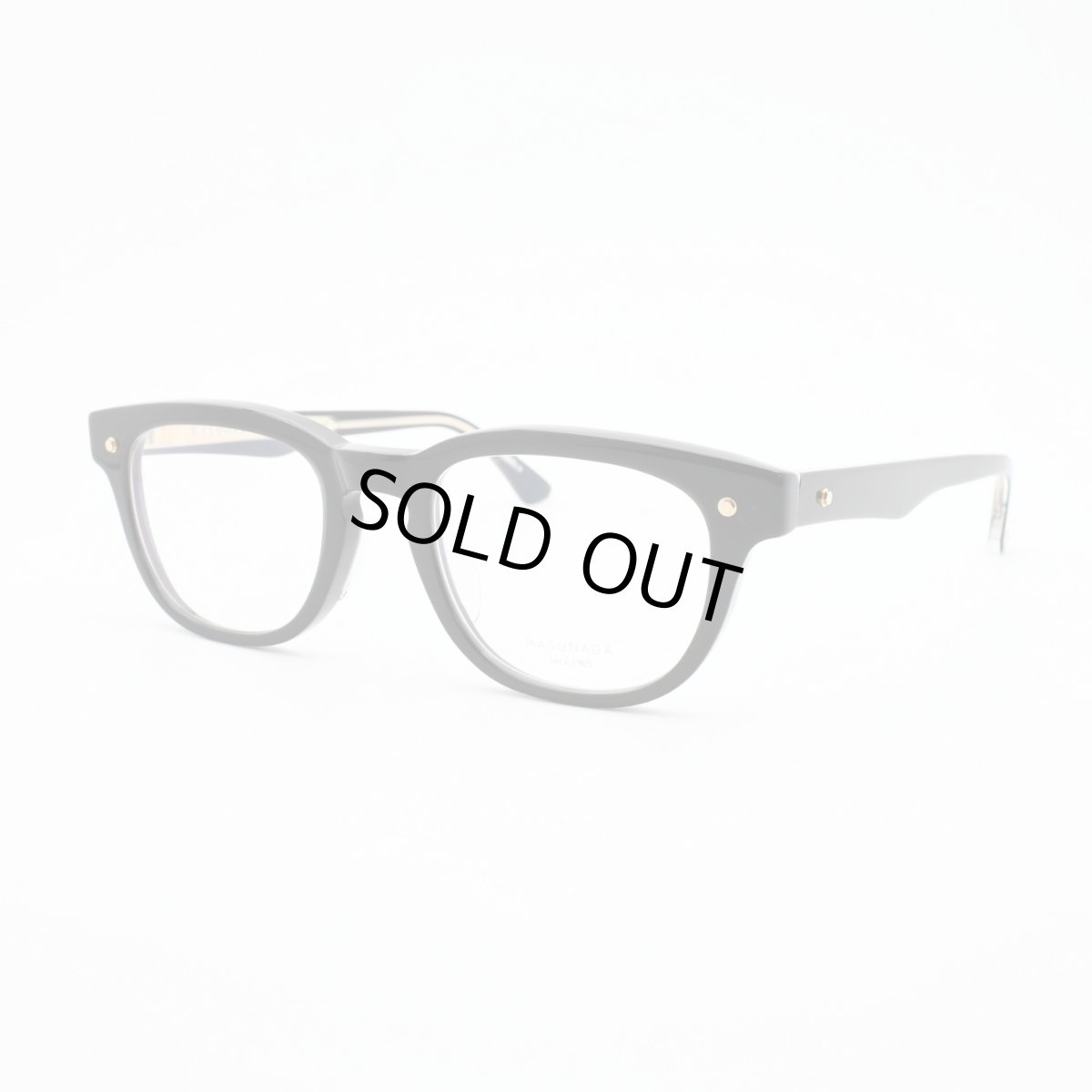 画像2: 増永眼鏡 MASUNAGA 光輝 109 col-19 BK  (2)