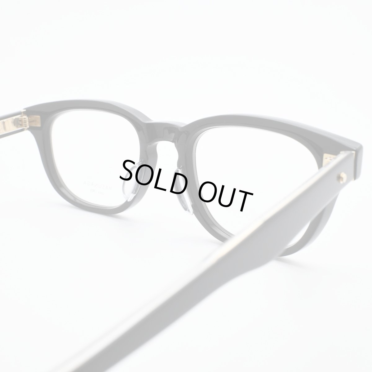 画像5: 増永眼鏡 MASUNAGA 光輝 109 col-19 BK  (5)