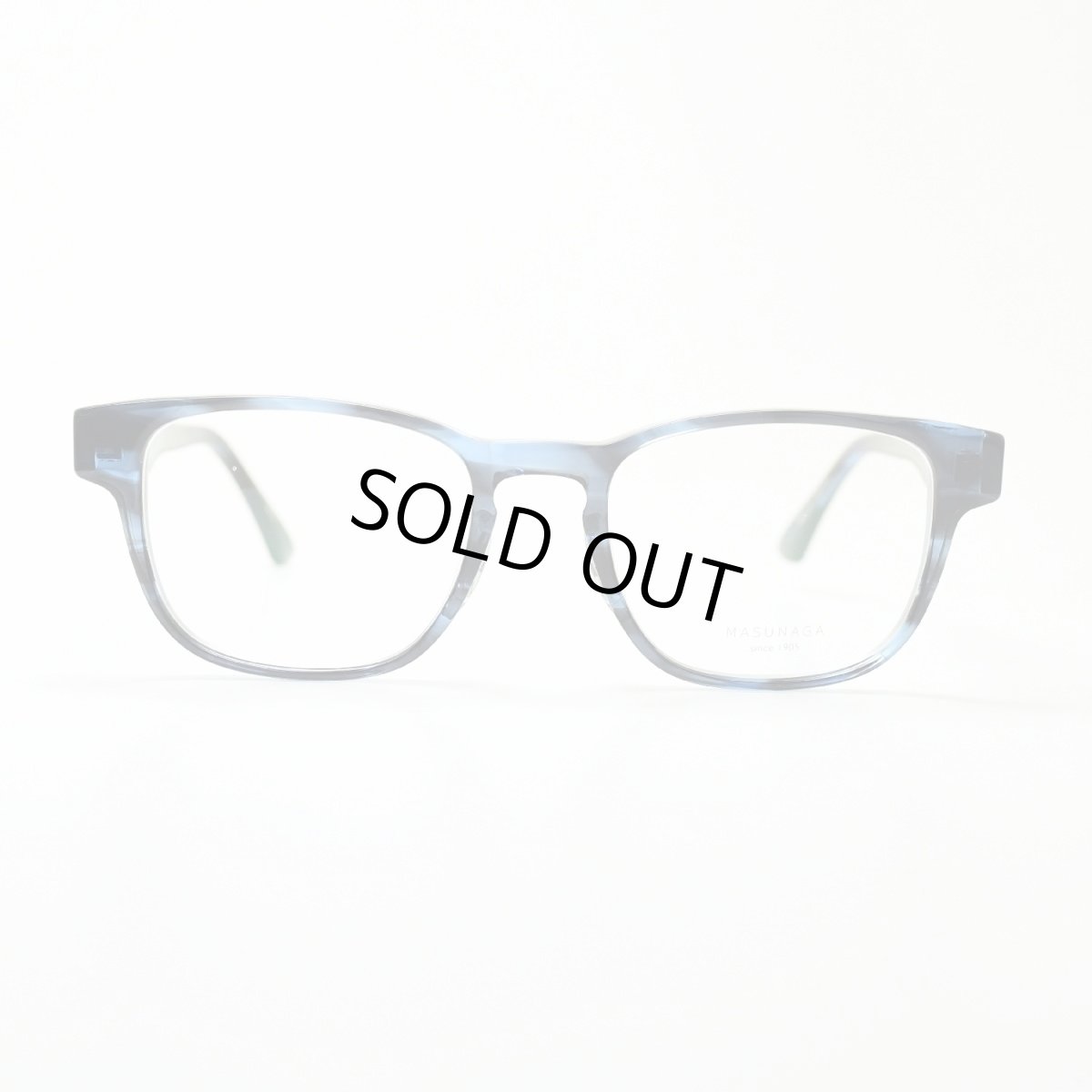 画像3: 増永眼鏡 MASUNAGA 光輝 063 col-35 BLUE メガネ 眼鏡 めがね メンズ レディース おしゃれ ブランド 人気 おすすめ フレーム 流行り 度付き レンズ (3)