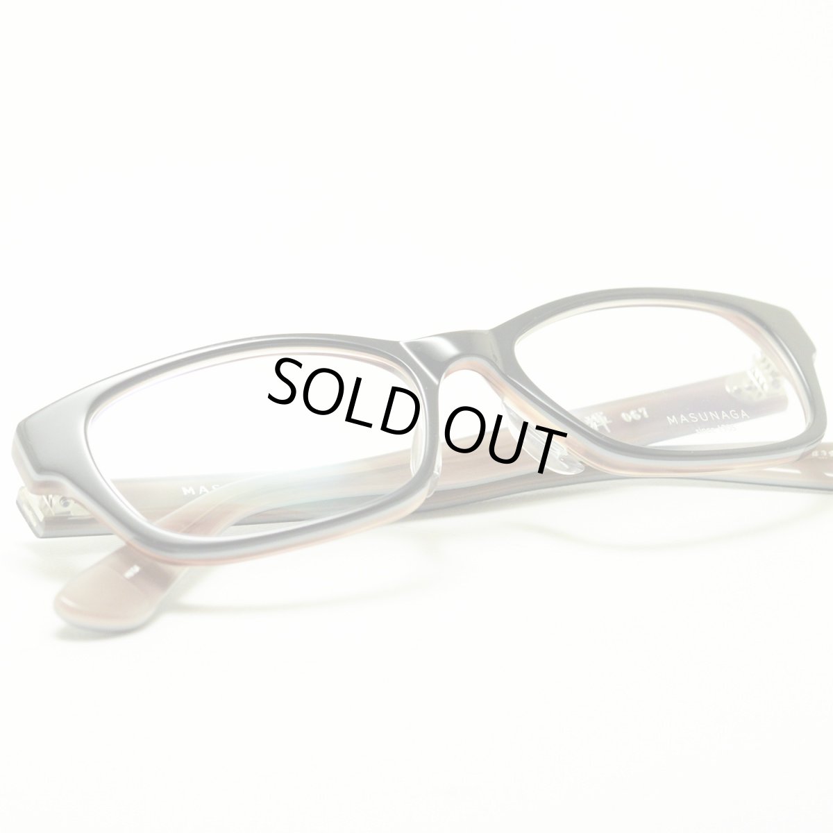 画像6: 増永眼鏡 MASUNAGA 光輝 067 col-39 BK/MOCA メガネ 眼鏡 めがね メンズ レディース おしゃれ ブランド 人気 おすすめ フレーム 流行り 度付き レンズ (6)