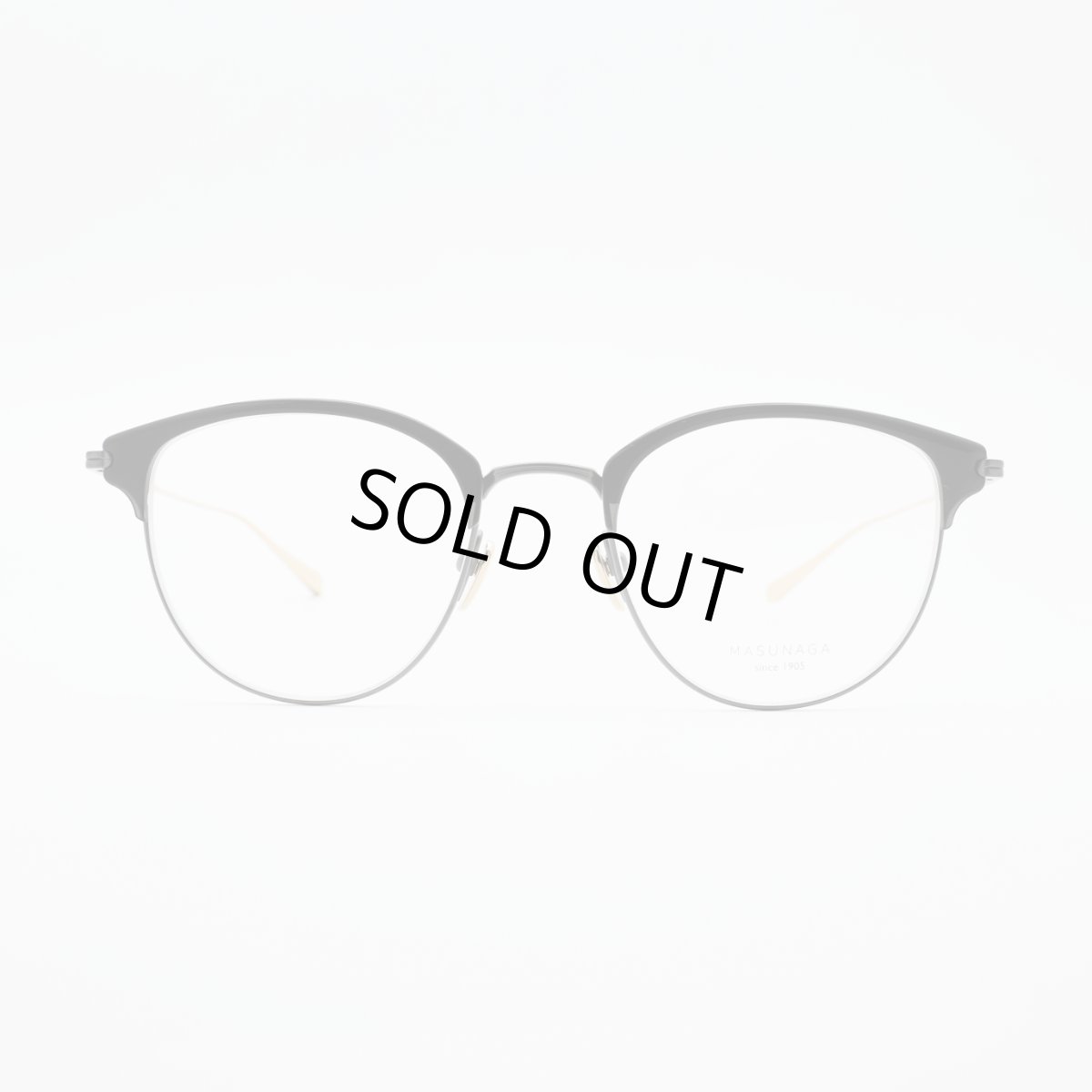 画像3: 増永眼鏡 MASUNAGA since 1905 LAUREN col-19 BLACK  (3)