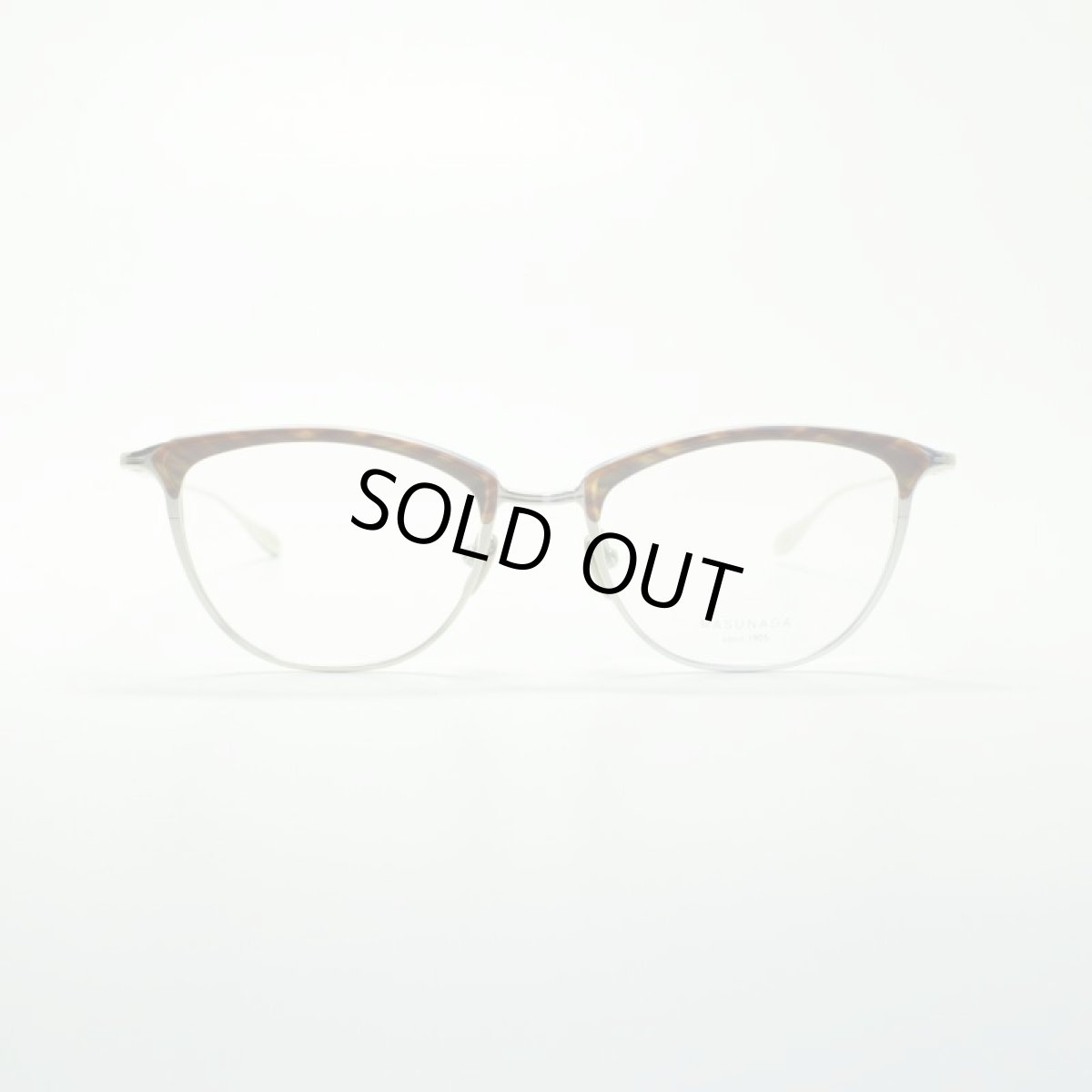 画像2: MASUNAGA since 1905 LEMPICKA col-15 BL-BR/SLV メガネ 眼鏡 めがね メンズ レディース おしゃれ ブランド 人気 おすすめ フレーム 流行り 度付き レンズ (2)