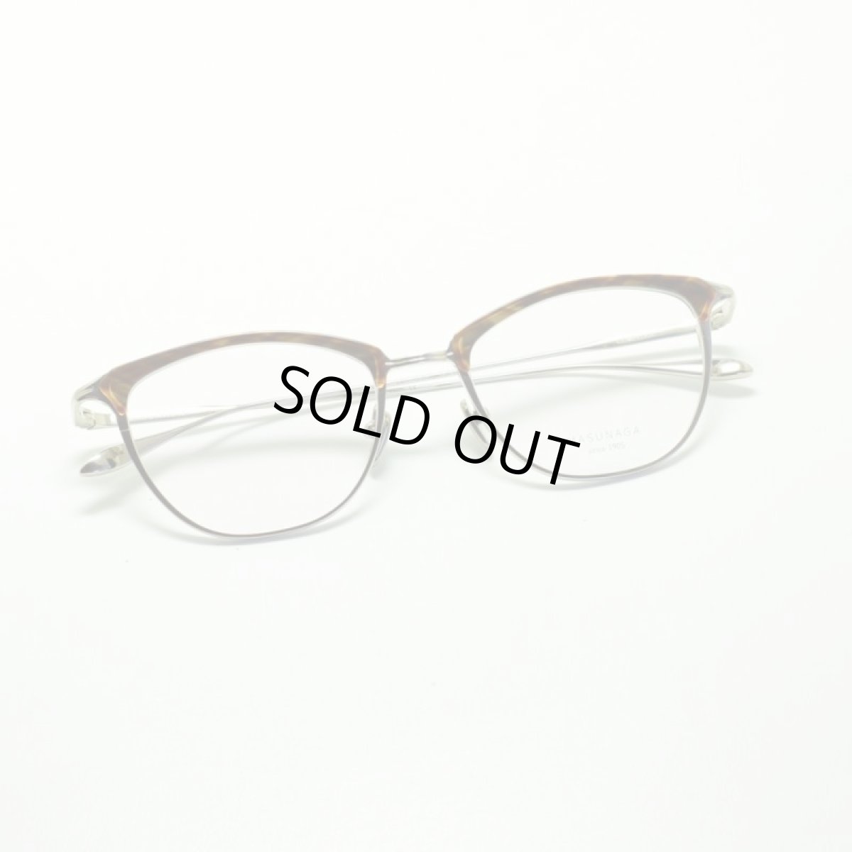 画像4: MASUNAGA since 1905 LEMPICKA col-15 BL-BR/SLV メガネ 眼鏡 めがね メンズ レディース おしゃれ ブランド 人気 おすすめ フレーム 流行り 度付き レンズ (4)