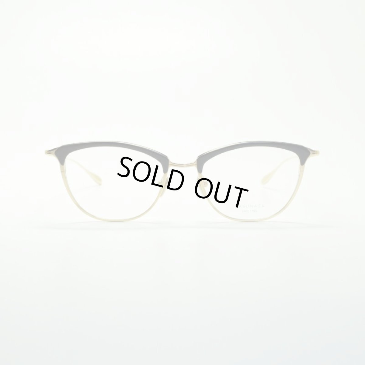 画像2: MASUNAGA since 1905 LEMPICKA col-39 BK/GP メガネ 眼鏡 めがね メンズ レディース おしゃれ ブランド 人気 おすすめ フレーム 流行り 度付き レンズ (2)