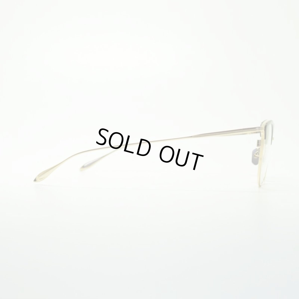 画像3: MASUNAGA since 1905 LEMPICKA col-39 BK/GP メガネ 眼鏡 めがね メンズ レディース おしゃれ ブランド 人気 おすすめ フレーム 流行り 度付き レンズ (3)