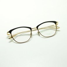 画像4: MASUNAGA since 1905 LEMPICKA col-39 BK/GP メガネ 眼鏡 めがね メンズ レディース おしゃれ ブランド 人気 おすすめ フレーム 流行り 度付き レンズ (4)