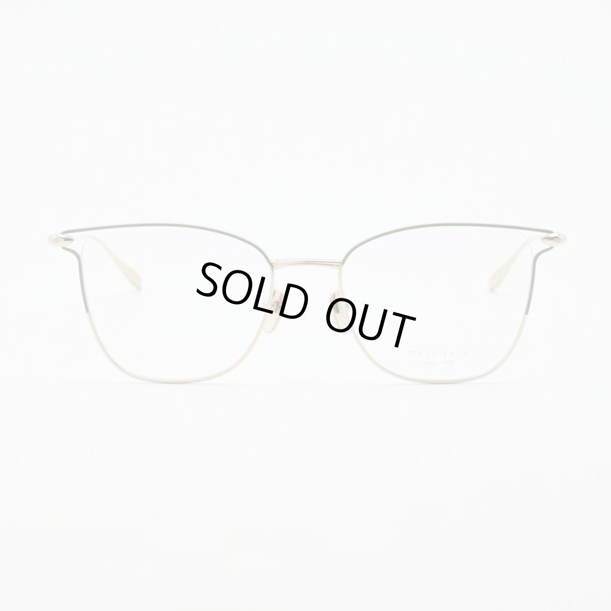 画像3: 増永眼鏡 MASUNAGA LIBERTY col-41 GREEN/GOLD (3)