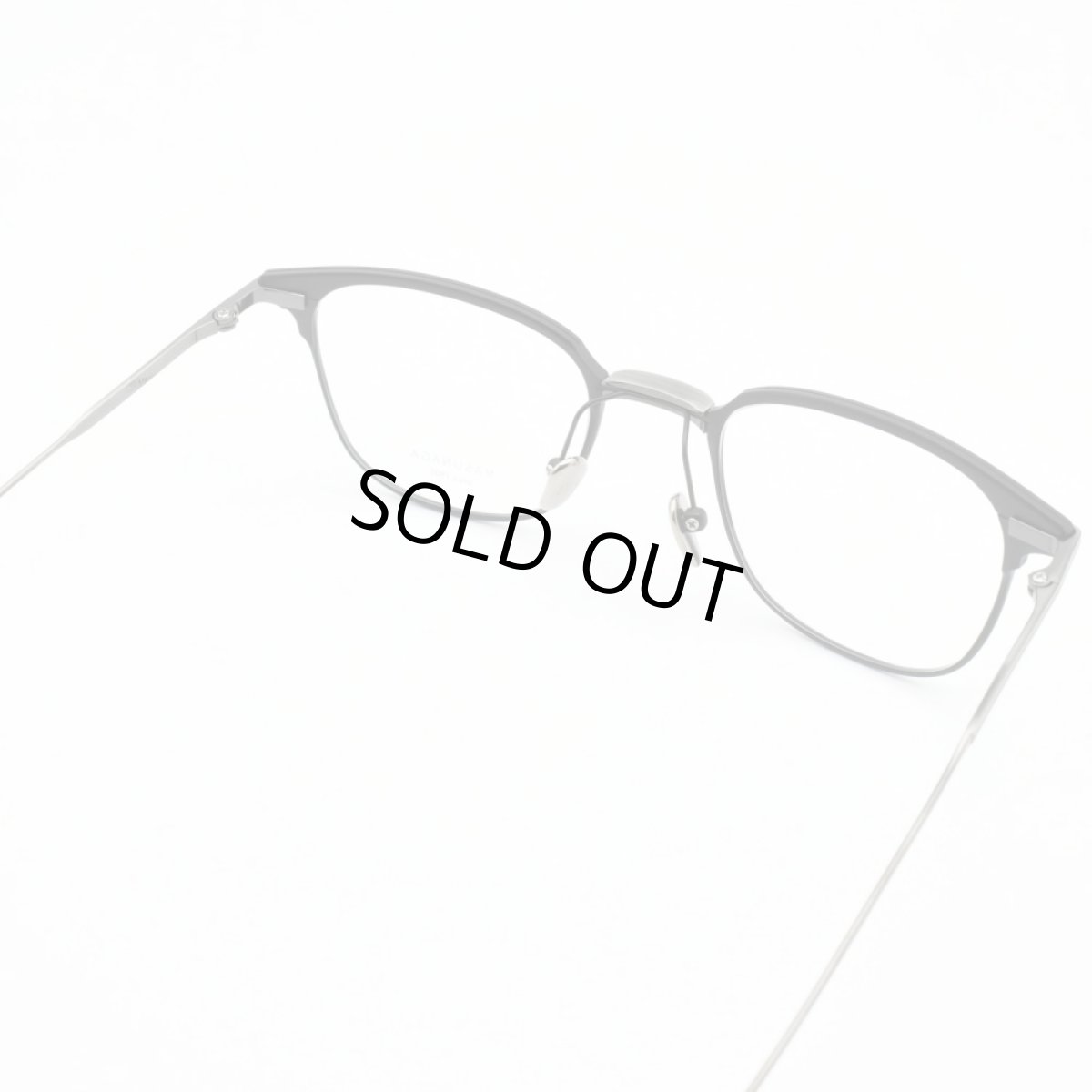 画像5: 増永眼鏡 MASUNAGA since 1905MADISON col-39 BLACK/GRY (5)