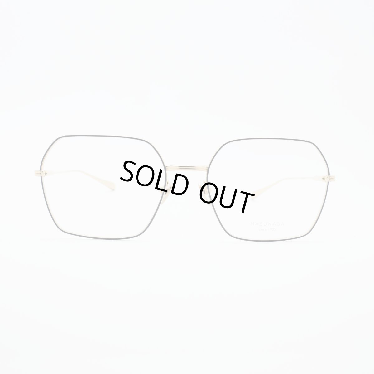 画像3: 増永眼鏡 MASUNAGA since 1905 MARGOT col-45 GOLD/NAVY  (3)