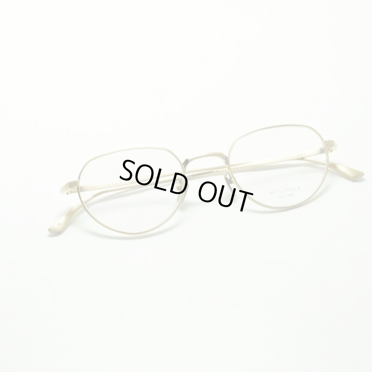 画像4: MASUNAGA since 1905 MET col-11 GOLD メガネ 眼鏡 めがね メンズ レディース おしゃれ ブランド 人気 おすすめ フレーム 流行り 度付き レンズ (4)