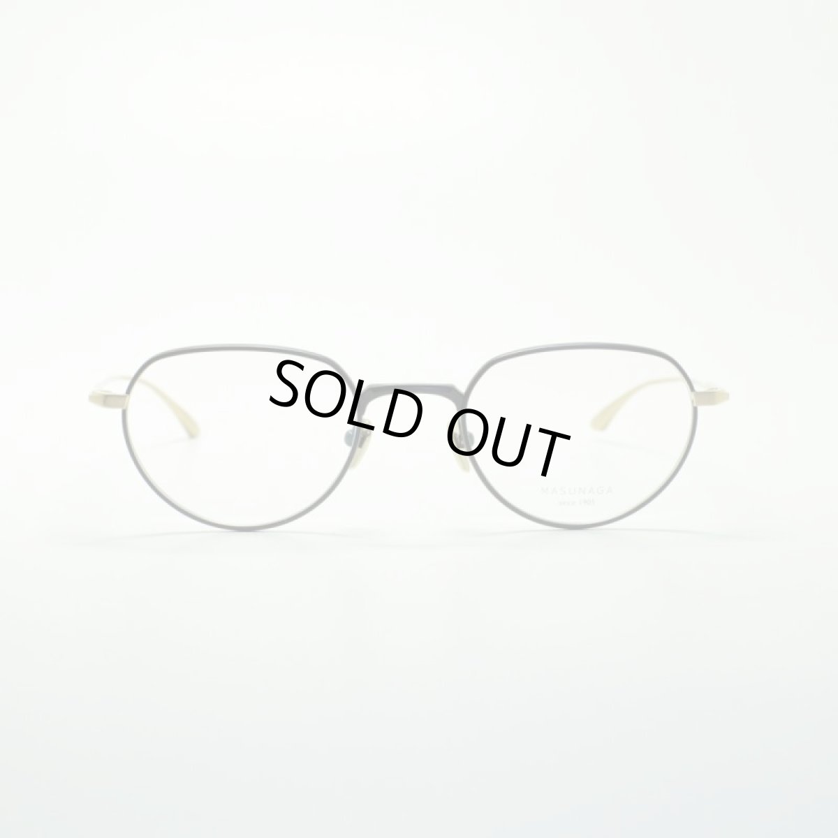 画像2: MASUNAGA since 1905 MET col-39 BLACK/GOLD メガネ 眼鏡 めがね メンズ レディース おしゃれ ブランド 人気 おすすめ フレーム 流行り 度付き レンズ (2)