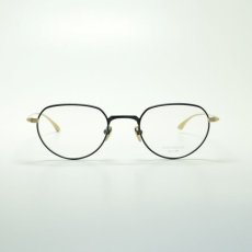 画像2: MASUNAGA since 1905 MET col-39 BLACK/GOLD メガネ 眼鏡 めがね メンズ レディース おしゃれ ブランド 人気 おすすめ フレーム 流行り 度付き レンズ (2)