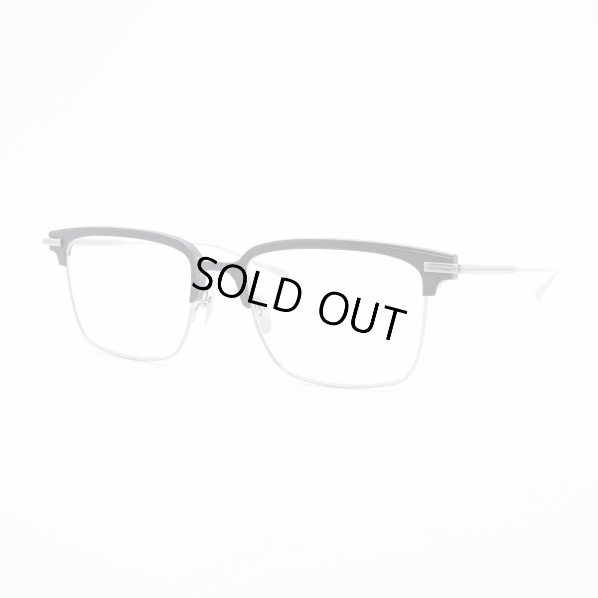 画像2: 増永眼鏡 MASUNAGA since 1905 NEW SWING col-35 DBL/GRY  (2)