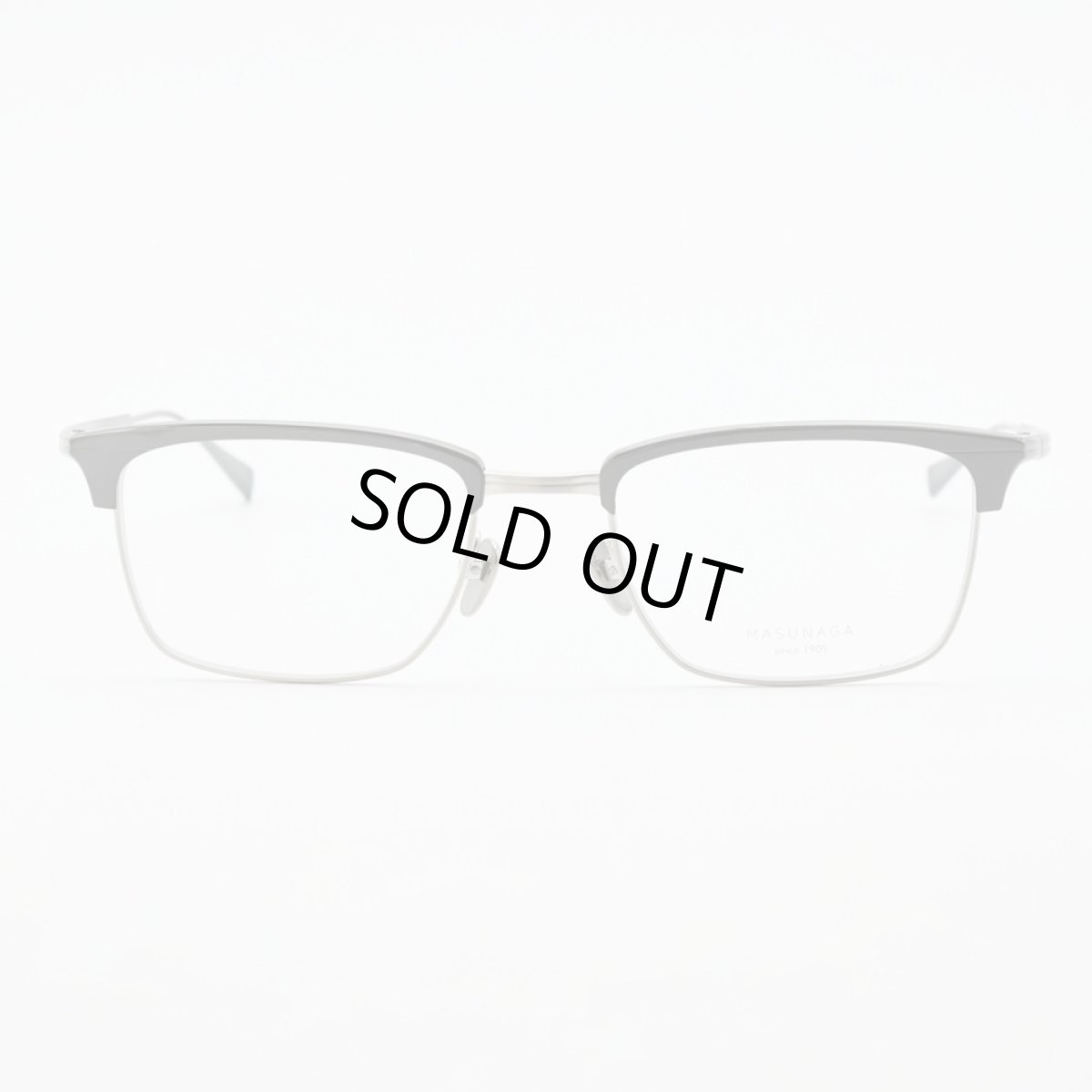 画像3: 増永眼鏡 MASUNAGA NY LIFE col-49 BLK/SLV (3)