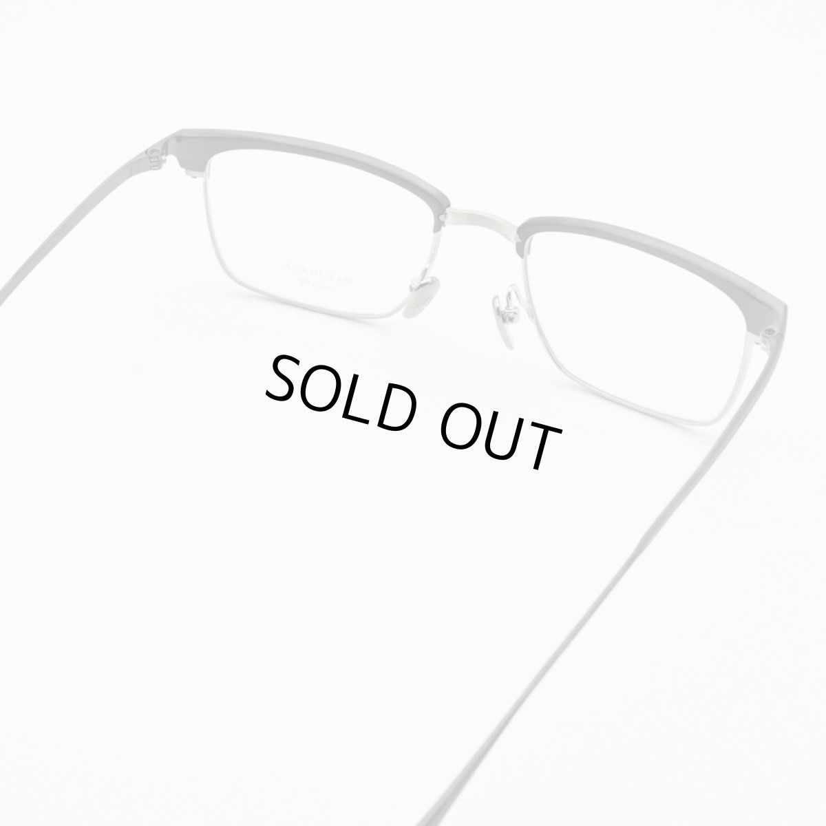 画像4: 増永眼鏡 MASUNAGA NY LIFE col-49 BLK/SLV (4)