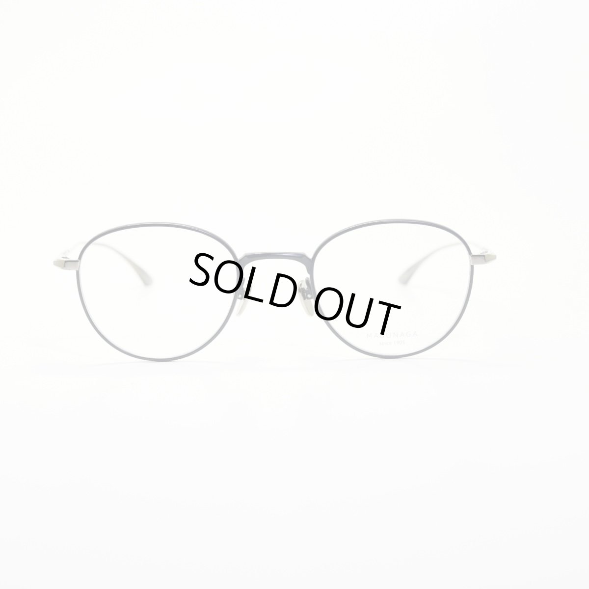 画像3: 増永眼鏡 MASUNAGA since 1905 RADIO CITY col-45 NAVY/SILVER (3)