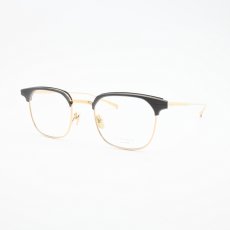 画像2: 増永眼鏡 MASUNAGA since 1905 St MARKS col-19 BLACK/GOLD  (2)