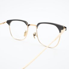 画像5: 増永眼鏡 MASUNAGA since 1905 St MARKS col-19 BLACK/GOLD  (5)
