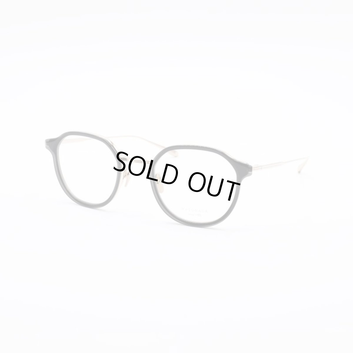 画像2: 増永眼鏡 MASUNAGA since 1905 TANGO col-49 BK-GP (2)