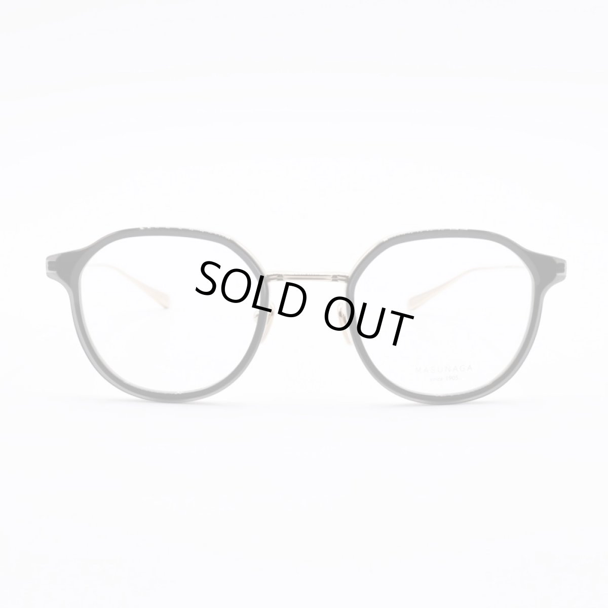 画像3: 増永眼鏡 MASUNAGA since 1905 TANGO col-49 BK-GP (3)