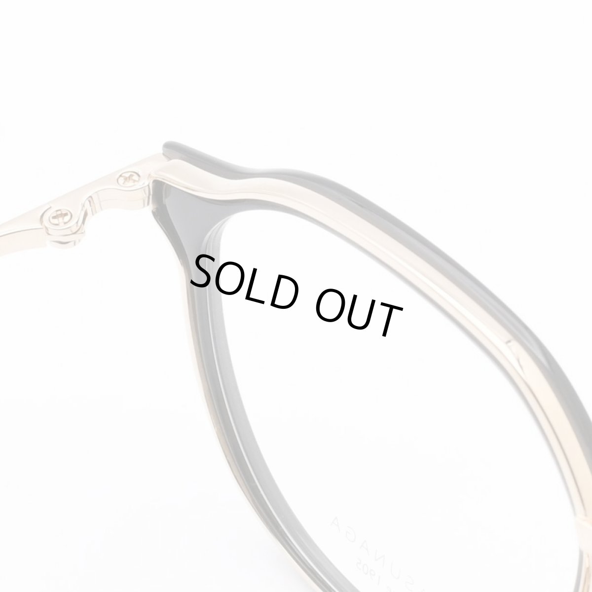 画像8: 増永眼鏡 MASUNAGA since 1905 TANGO col-49 BK-GP (8)