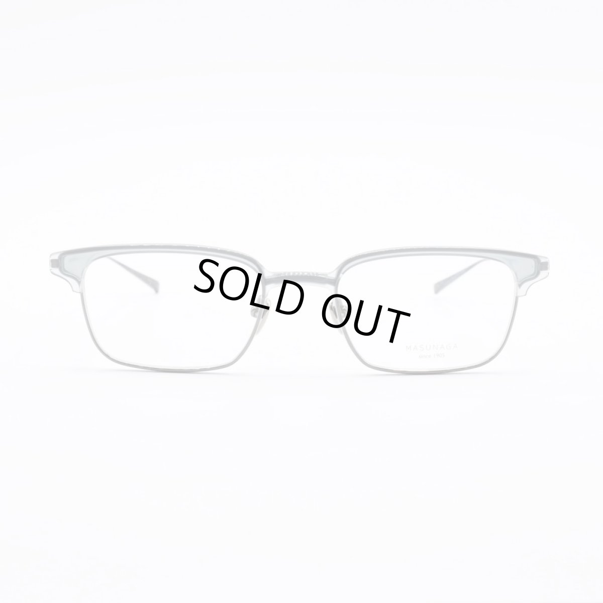 画像3: 増永眼鏡 MASUNAGA since 1905 TINSELTOWN col-38 GREEN-BLACK SILVER (3)