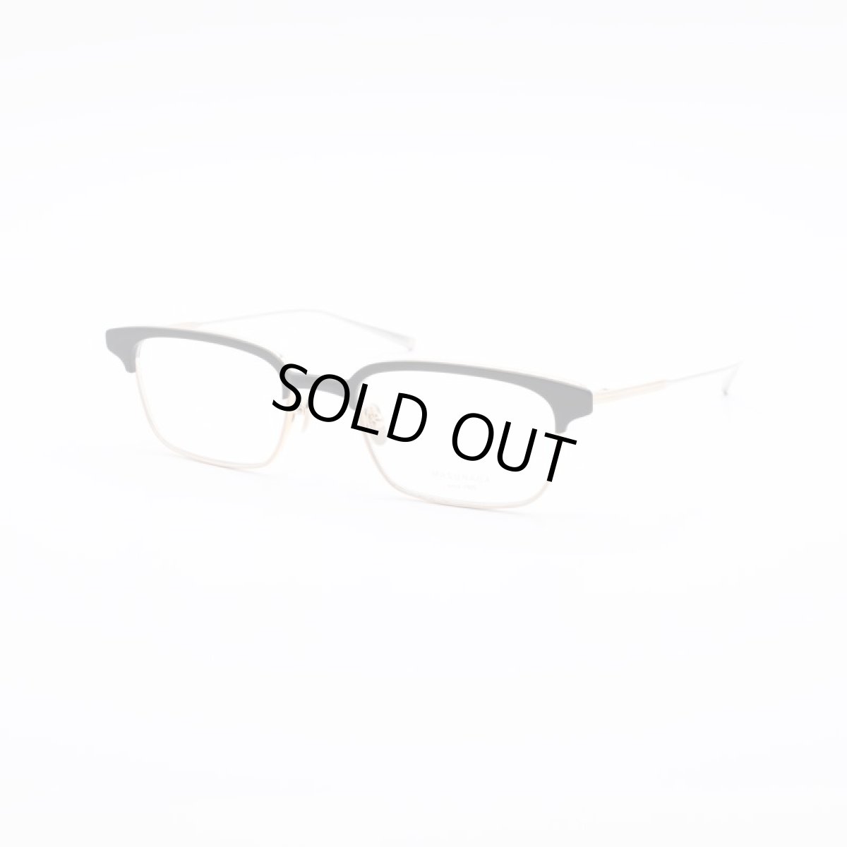 画像2: 増永眼鏡 MASUNAGA since 1905 TINSELTOWN col-49 BLACK-GOLD (2)