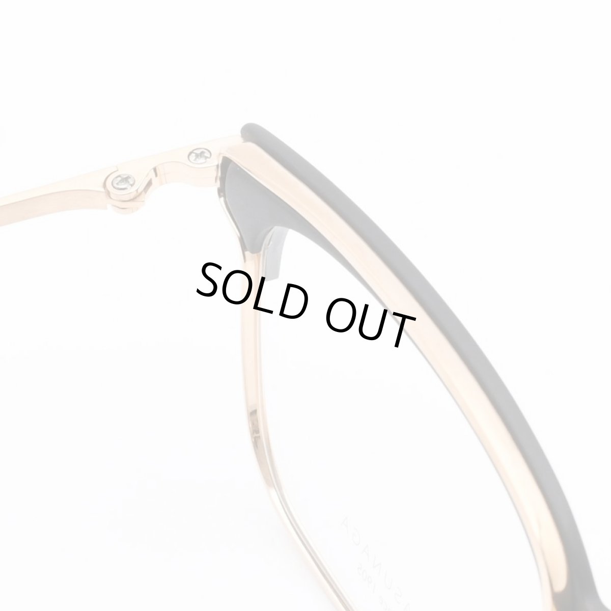 画像8: 増永眼鏡 MASUNAGA since 1905 TINSELTOWN col-49 BLACK-GOLD (8)