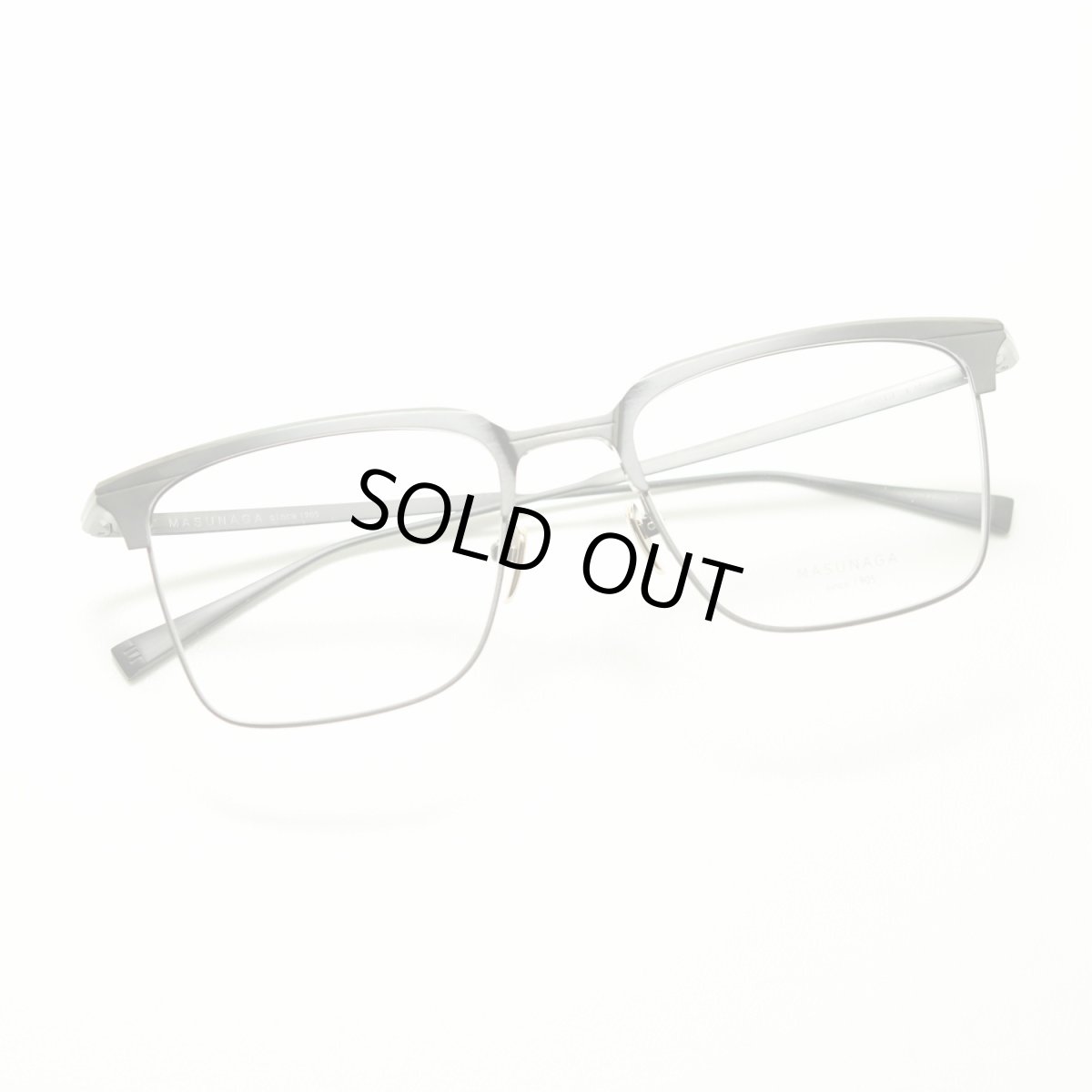 画像5: 木村拓哉さん教場着用モデル 増永眼鏡 MASUNAGA since 1905 WALDORF col-19 BLACK (5)