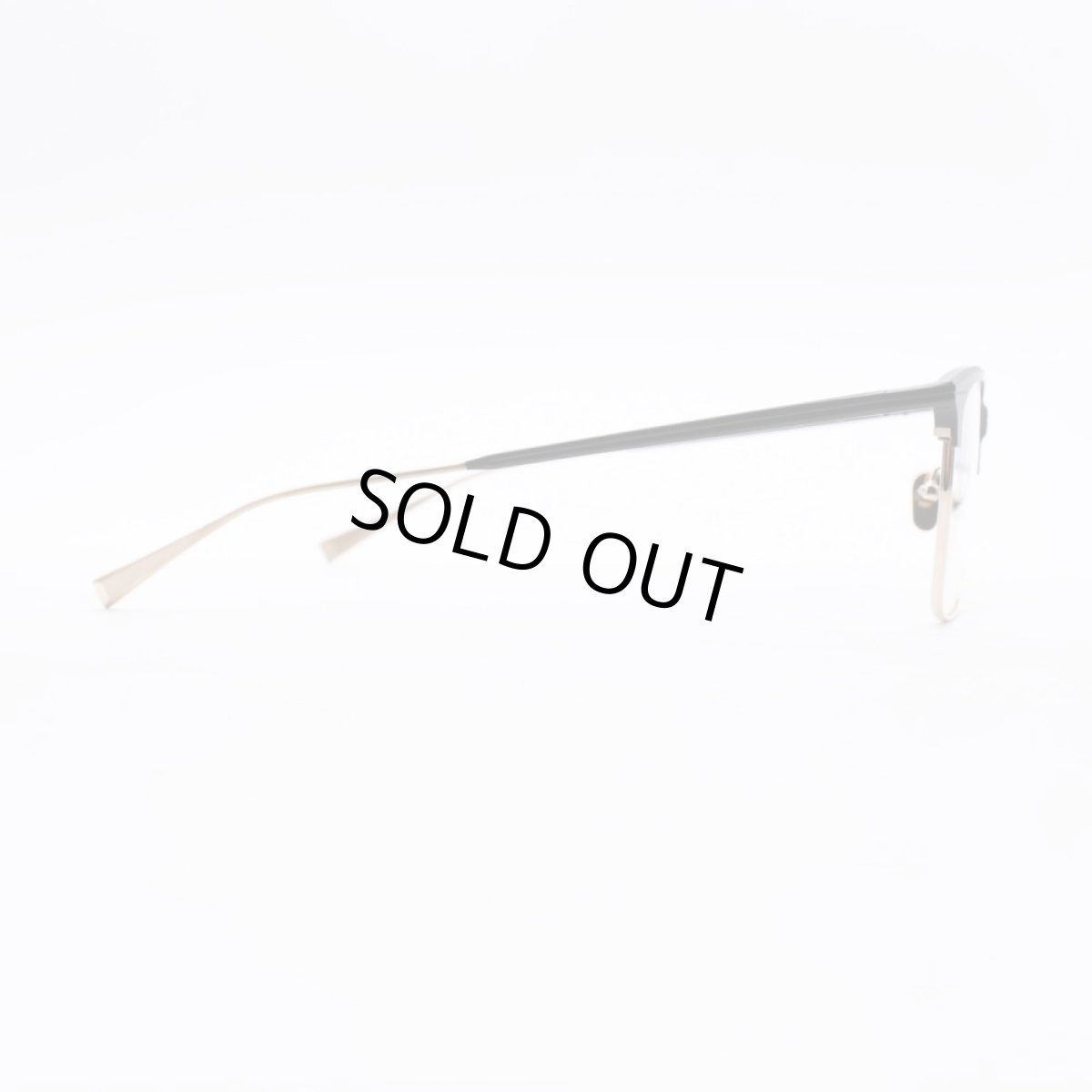 画像4: 木村拓哉さん教場着用モデル 増永眼鏡 MASUNAGA since 1905 WALDORF col-29 BLACK-GOLD (4)