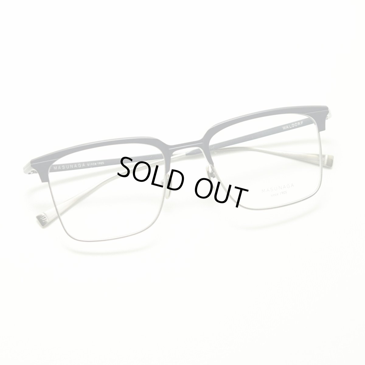 画像5: 木村拓哉さん教場着用モデル 増永眼鏡 MASUNAGA since 1905 WALDORF col-35 DBL/GRY [waldorf-35] キムタク (5)