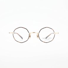 画像3: modern times モダンタイムズ vintage ビンテージ MVT-22 col-01 ゴールド/ワインデミ  (3)