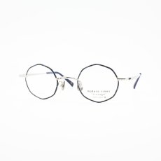 画像2: modern times モダンタイムズ vintage ビンテージ MVT-22 col-03 チタン無垢/ブルーデミ  (2)